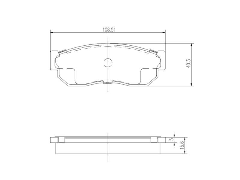 Brake pad for disc brake